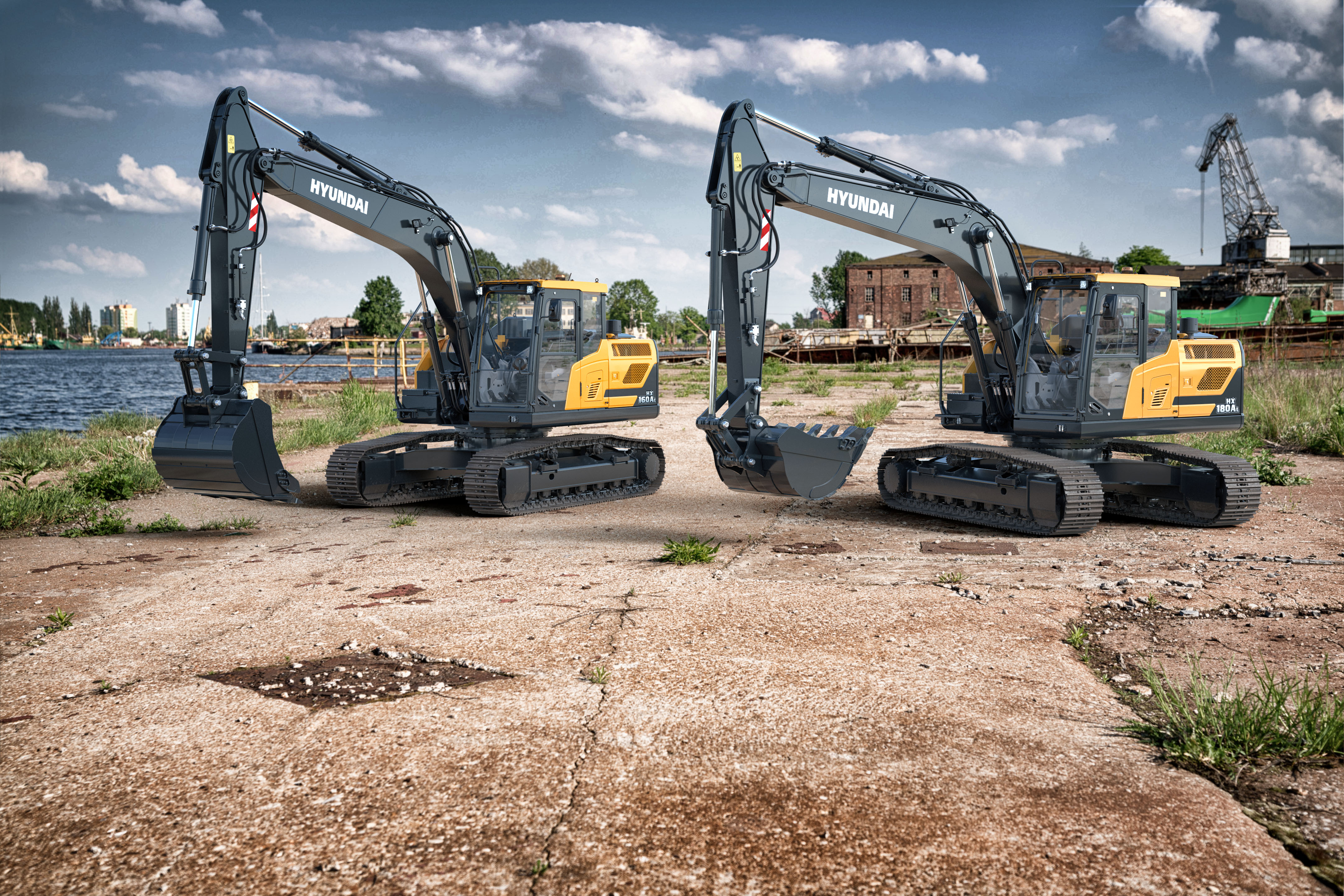 Onze nieuwe HX160A L en HX180A L rupsgraafmachines uit de A-serie staan klaar om uw wereld te bouwen. De Cummins B4.5 Stage V-motor is de krachtigste in zijn klasse en levert 115 kW (155 pk) terwijl tegelijkertijd de brandstofzuinigheid tot wel 11% verbeterd is. U kunt erop vertrouwen dat de HX160A L en HX180A L zullen presteren onder de zwaarste omstandigheden op grote bouwterreinen en in infrastructuurprojecten, omdat ze uitgerust zijn met een nieuw, robuust exterieurontwerp met extra veiligheidsvoorzieningen en betere onderhoudseigenschappen